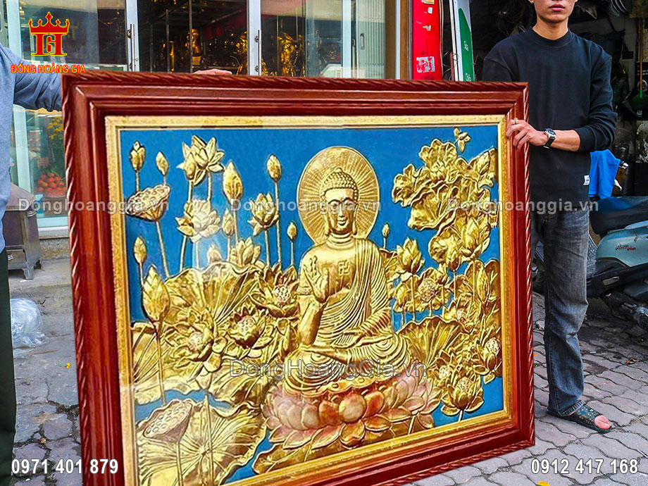 Đồng Hoàng Gia nhận chế tác tranh Đức Phật theo yêu cầu